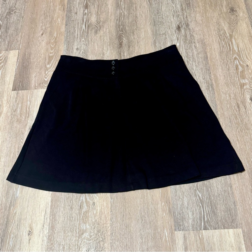 Banana Republic - Black Women's Knit A-line Skirt - Size 12 Petite